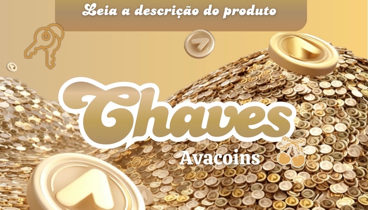 𝐂𝐡𝐚𝐯𝐞 𝐜𝐨𝐦 𝟑𝟎𝟎𝐤 𝐝𝐞 𝐚𝐯𝐚𝐜𝐨𝐢𝐧𝐬